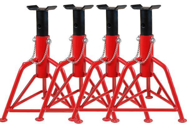 3トン ジャッキスタンド 馬ジャッキ リジットラック 3t 4個セット 3段階調整 ウマ ジャッキアップ 車 タイヤ 交換 自動車整備　　予約