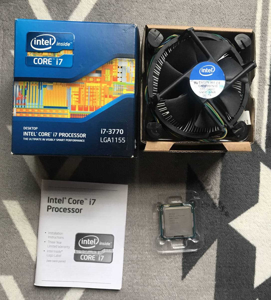 Core i7 3770 3.4GHZ BOX LGA1155 動作確認済み Intel CPU Core i7