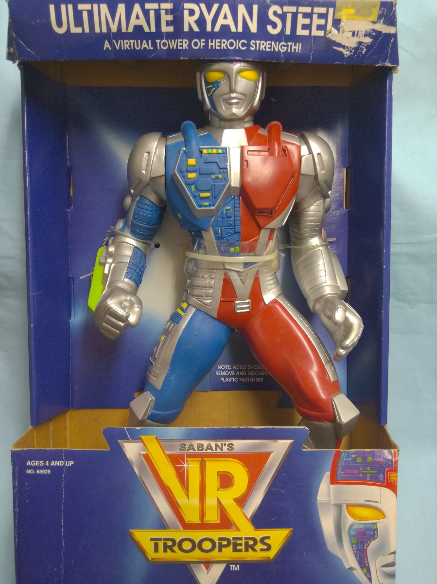 レア 海外版 メタルダー VR TROOPERS フィギュア ソフビ 特大 ケナー