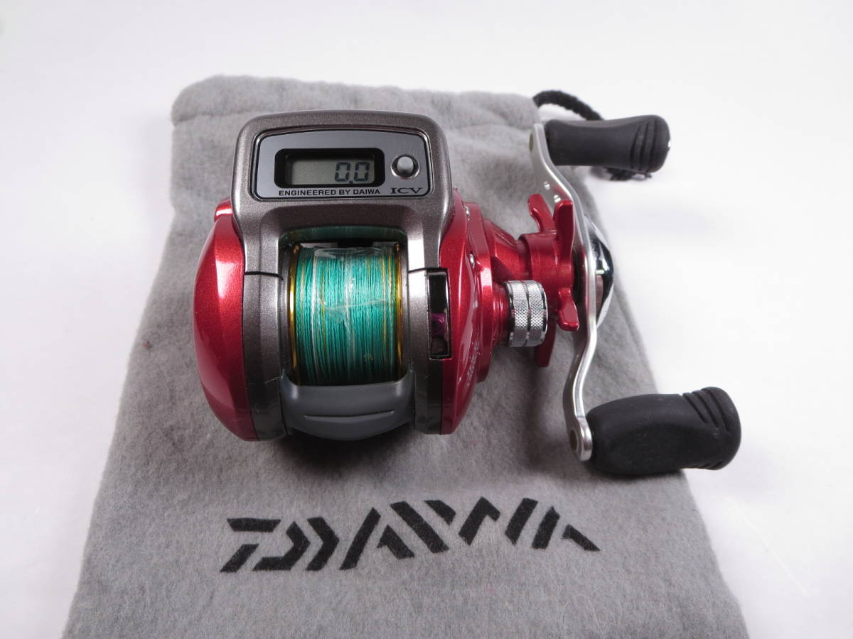 正規品，人気 册 使用回数1回 電池交換済 ダイワ 09 ICV 150WR 右 It's イッツ DAIWA グローブライド 船用 手巻きリール 鯛ラバ ライトゲーム(ダイワ)｜売買されたオークション情報、yahooの商品情報をアーカ 手動