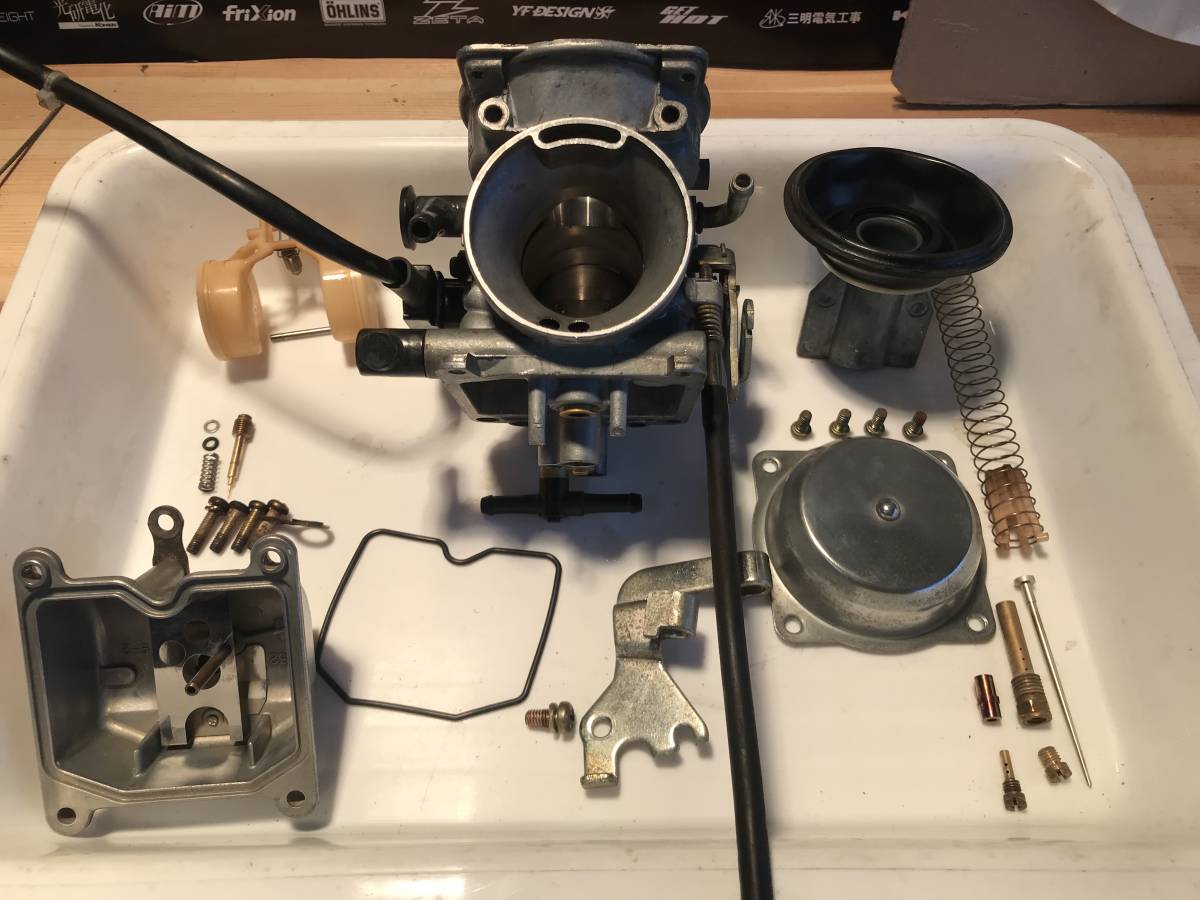 Dトラッカー250 dトラッカー CVK34キャブレター調整② : キャブ 