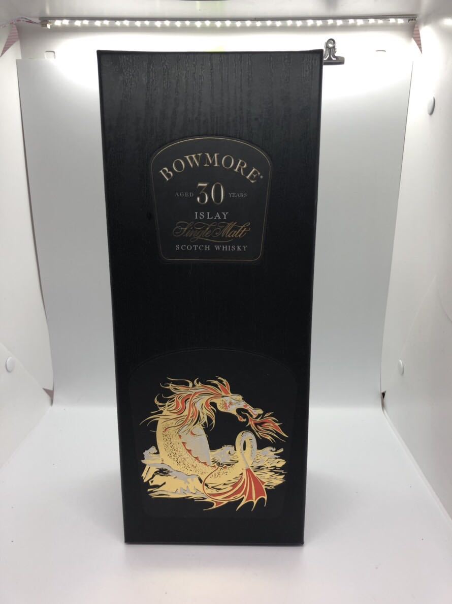 特価セールコーナー ウイスキー スコッチ ボウモア BOWMORE 30年 ドラゴンボトル セラミックボトル 陶器 750ml 箱付