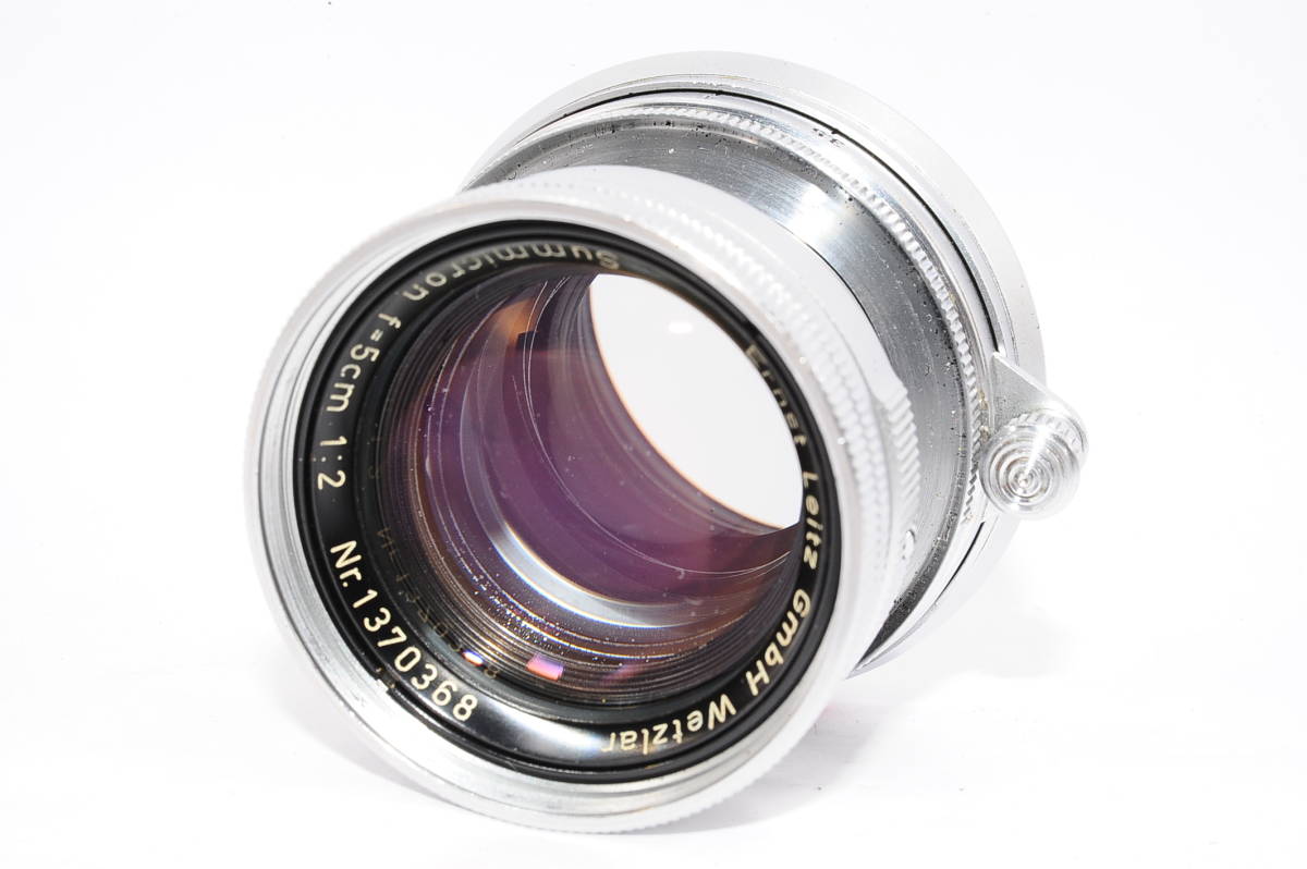 Ernst Leitz Summicron 5cm F2 ズミクロン 単焦点