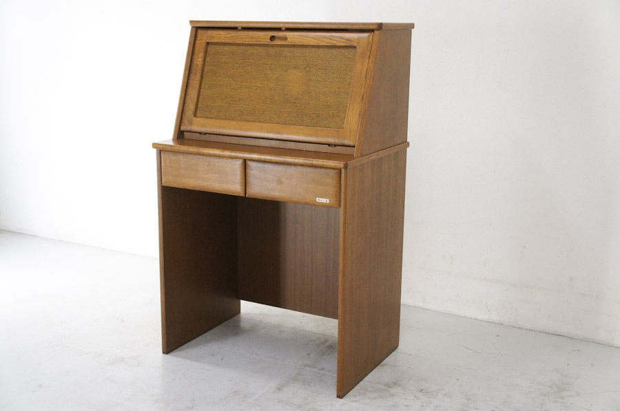 ☆HAMAMOTO 浜本工芸☆楢 ナラ材 ライティングデスク 幅65cm☆書斎机 勉強