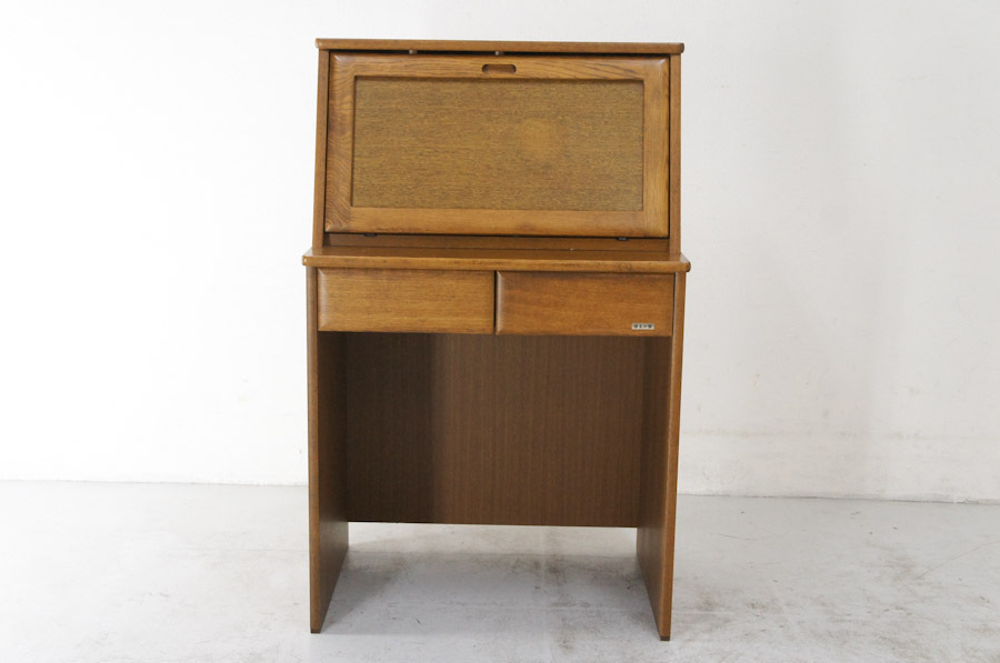 ☆HAMAMOTO 浜本工芸☆楢 ナラ材 ライティングデスク 幅65cm☆書斎机 勉強