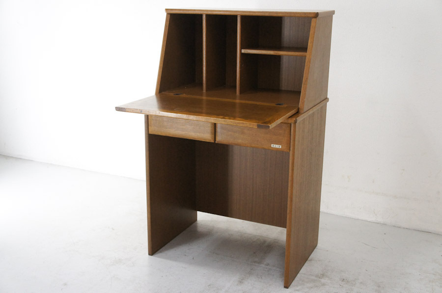 ☆HAMAMOTO 浜本工芸☆楢 ナラ材 ライティングデスク 幅65cm☆書斎机 勉強