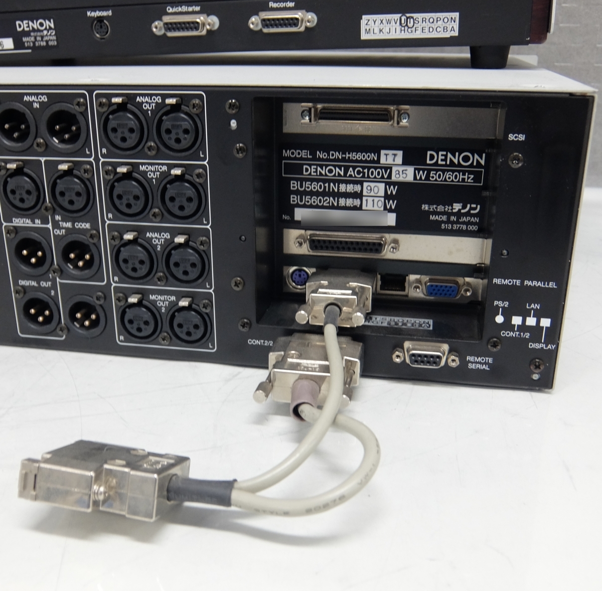 DENON DN-H5600N MOディスクレコーダー BU5600N エラー表示あり【中古