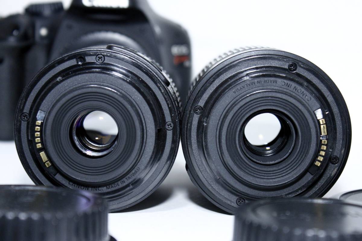 CANON EOS Kiss X4 ⁄ EF-S18-55mm ⁄ 55-250mm ダブルレンズキット
