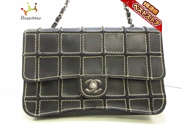 シャネル CHANEL バッグ ショルダーバッグ ラムスキン 黒 チェーン