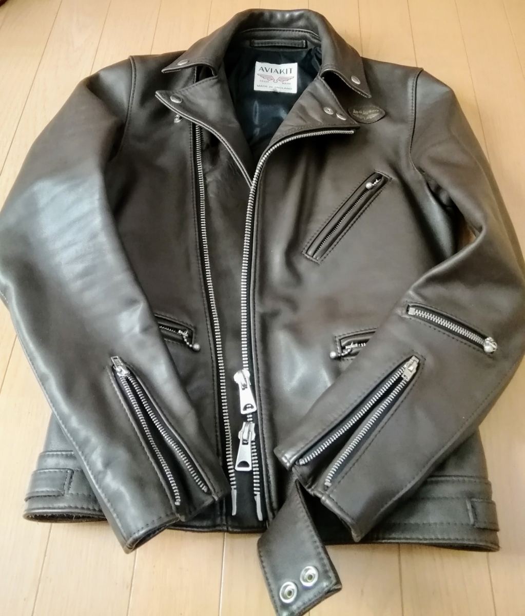 ☆LewisLeather 希少サイズ32 カスタムCLIXダフルファスナー ルイス 