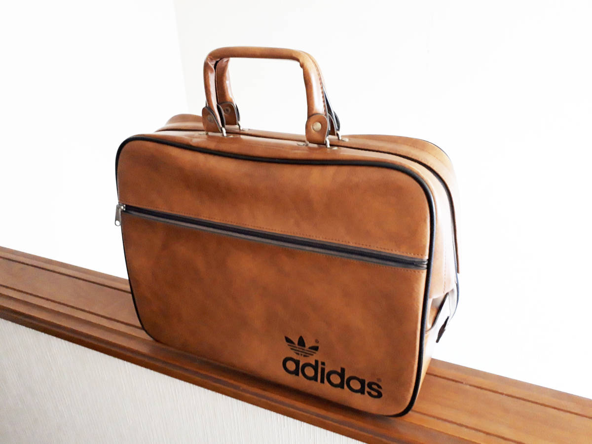 【セール，人気】 極 レアモデル ラージサイズ アタッシュ アディダス バッグ ピーターブラック ヴィンテージ ブラウン キムタク着 OPTIジップ(かばん、バッグ)｜売買されたオークション情報、yahooの商品情報 かばん、バッグ