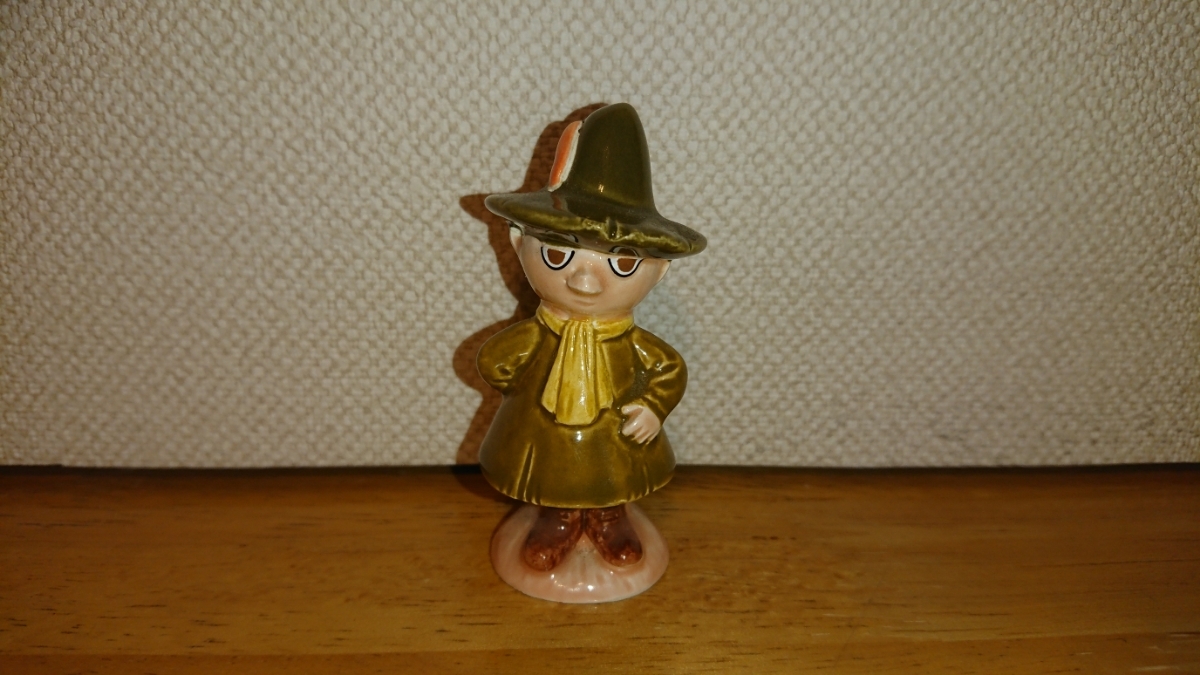 スナフキン 陶器製 フィギュア ／ ぎふしん 岐阜信用金庫 ノベルティ
