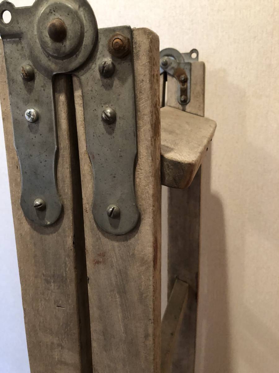 ビンテージ家具脚立はしご木店舗什器アンティークステップラダー