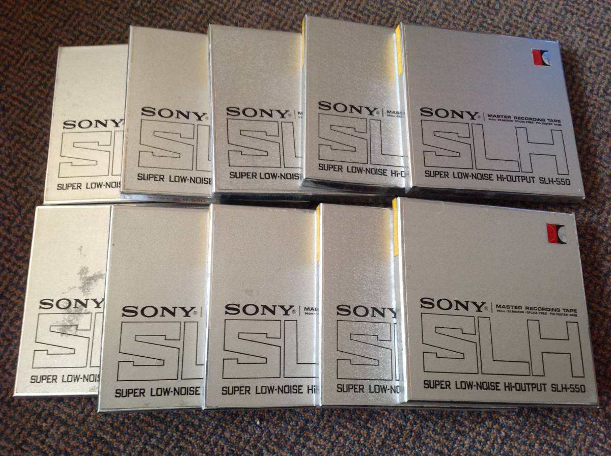 SONY リールとテープ 10本 SONY オープンリールテープ PRA-52-185 10本