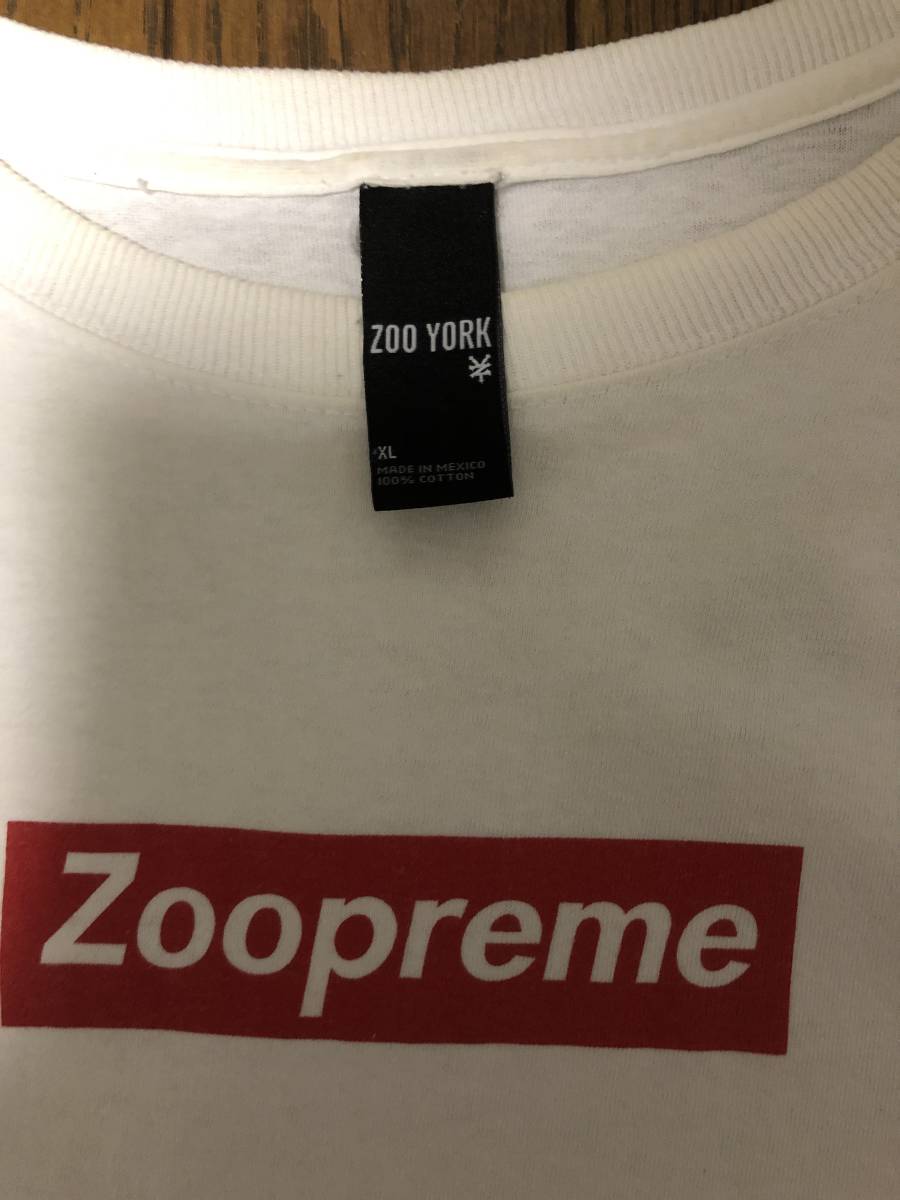 SUPREME シュプリーム×ZOO YORK ZOOPREME BOXロゴ半袖Tシャツ XL(XL 