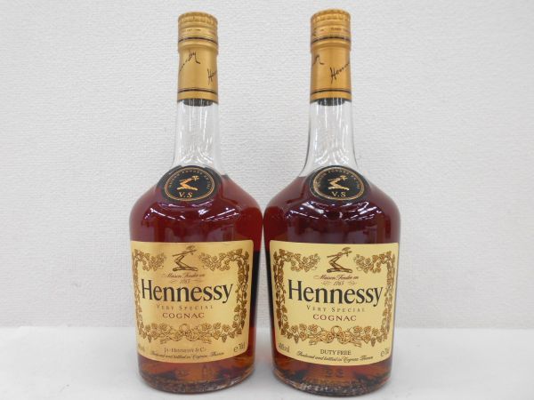 古酒 2本 セット Hennessy VERY SPECIAL VS COGNAC ヘネシー ベリー