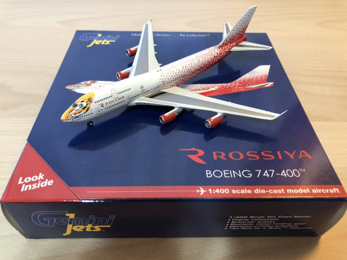 B747-400 2機セット タイ国際航空 ROSSIYA航空　1/400 Gemini Jets ジェミニジェッツ_3