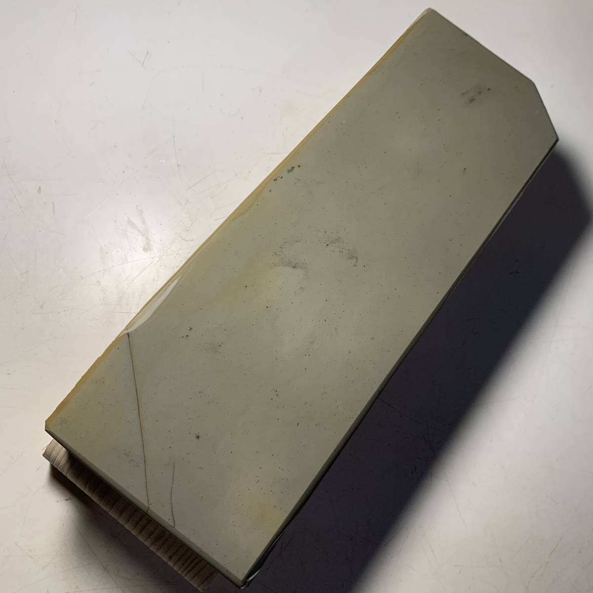 天然砥石 若狭 浅黄 1141g 仕上げ砥石 上物 ／鉋鑿大工道具鋸