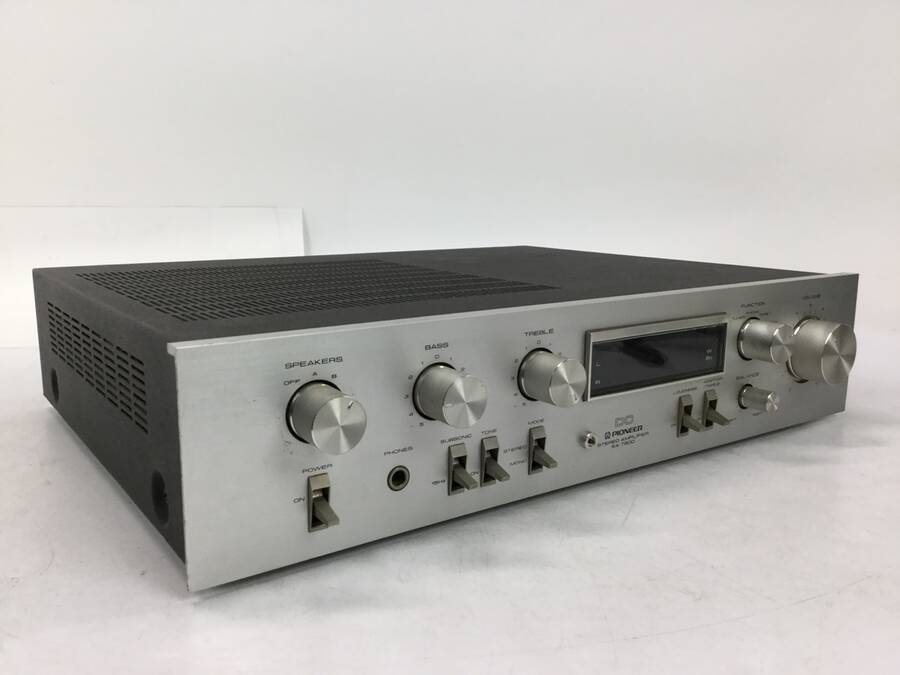 ステレオプリメインアンプ PIONEER A-006 簡単な動作確認OK レバー部欠損有