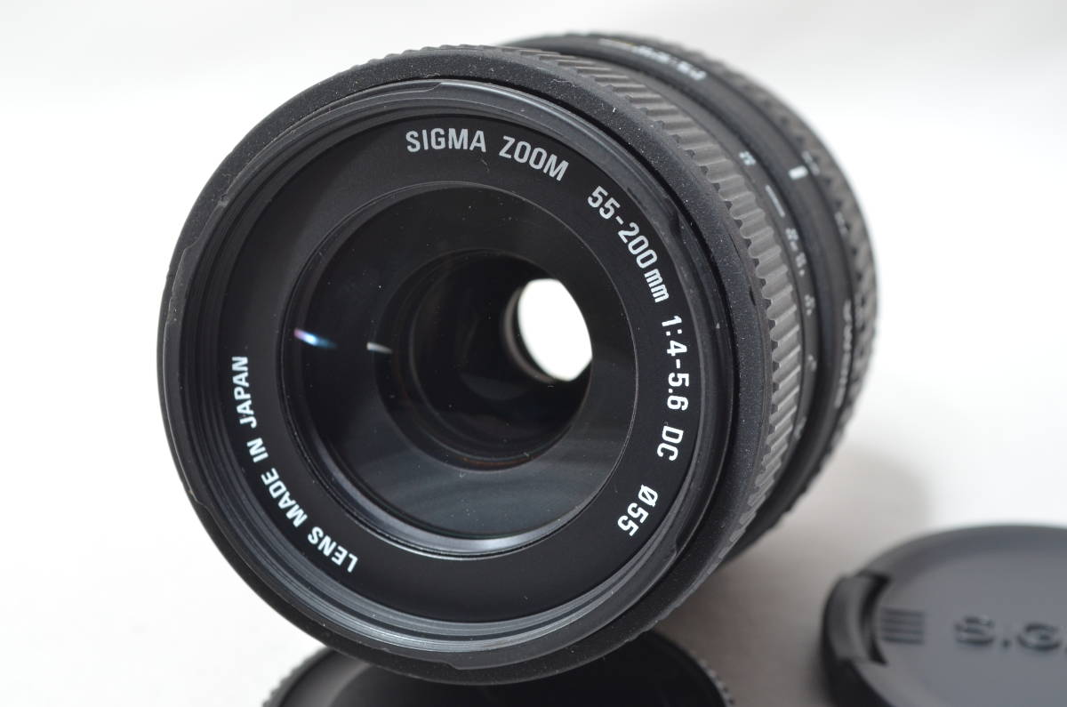 55-200mm DC com Zoom for : Lens Telephoto f⁄4-5.6 Sigma 4-5.6」の