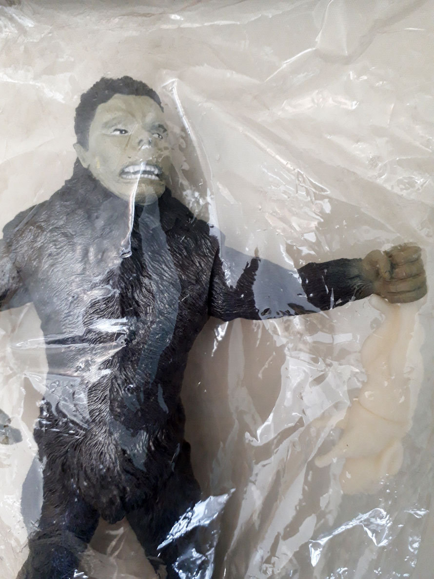 新品・未開封品☆イタミ☆獣人 雪男 ソフビ エクスプラス 東宝 獣人