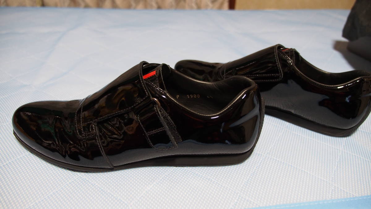 PRADA SPORT Archive 黒 エナメル ブーツ サイズ5 【公式通販】