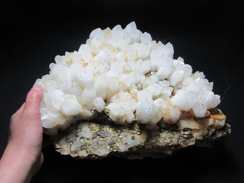 水晶 黄銅鉱 黄鉄鉱 青森県西目屋村尾太鉱山原石 閃亜鉛鉱 青森県