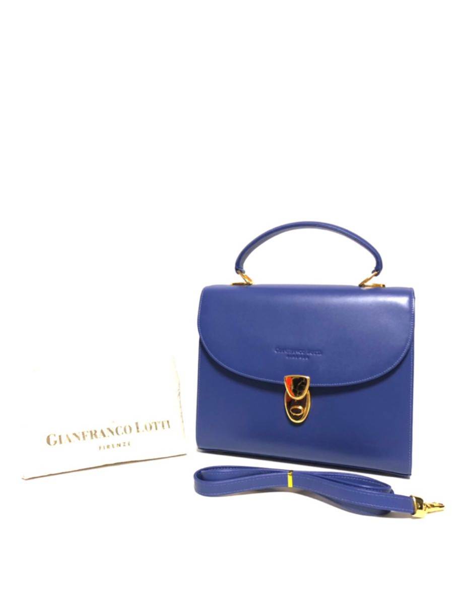 ☆良品☆ GIANFRANCO LOTTI ジャンフランコロッティ 2way レザー