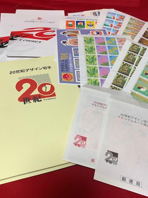お得，大人気 未使用切手 日本郵便 記念切手 シート 20世紀デザイン
