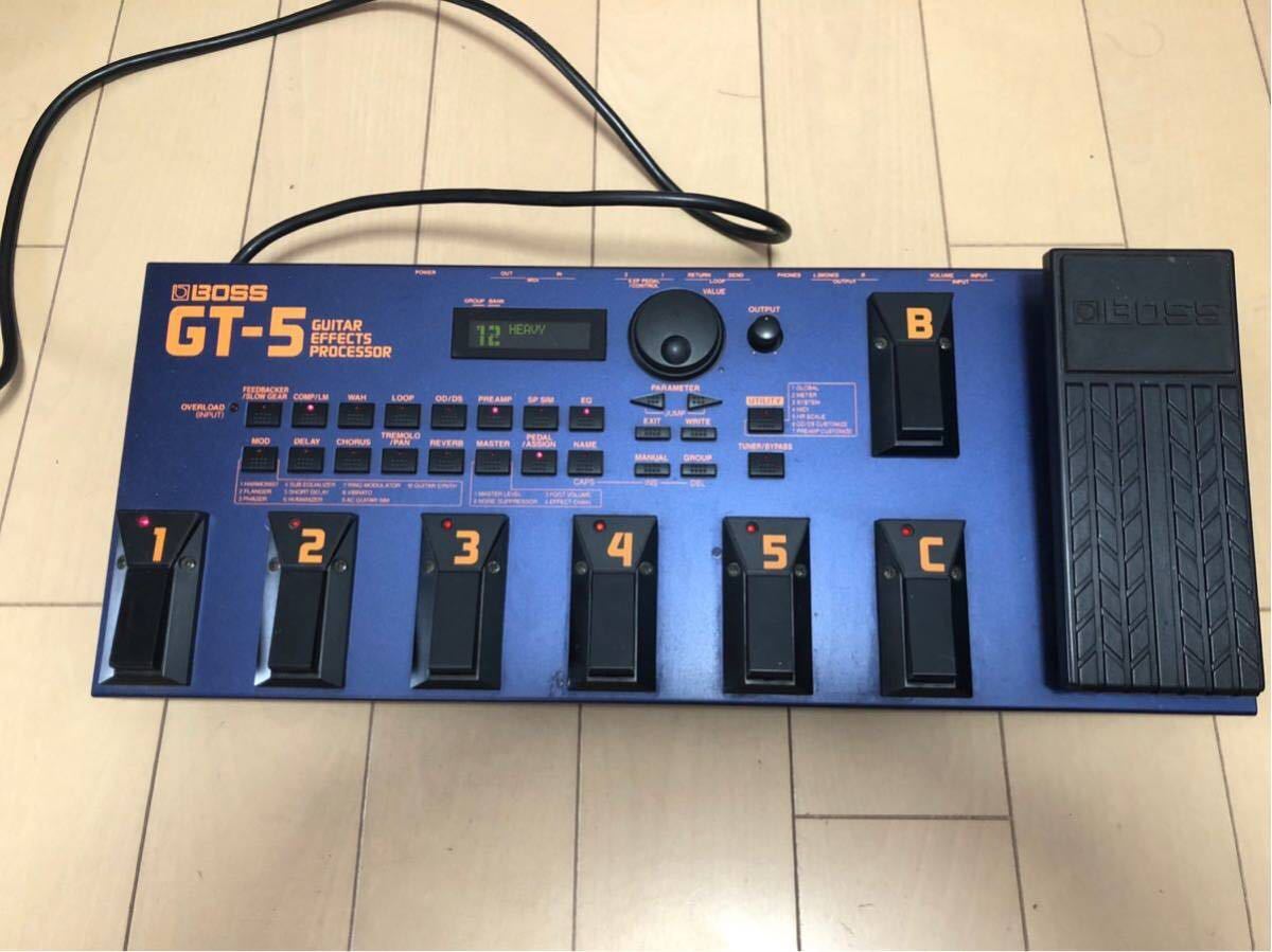 BOSS マルチエフェクター GT-5 通電しました - GT-5徹底レビュー