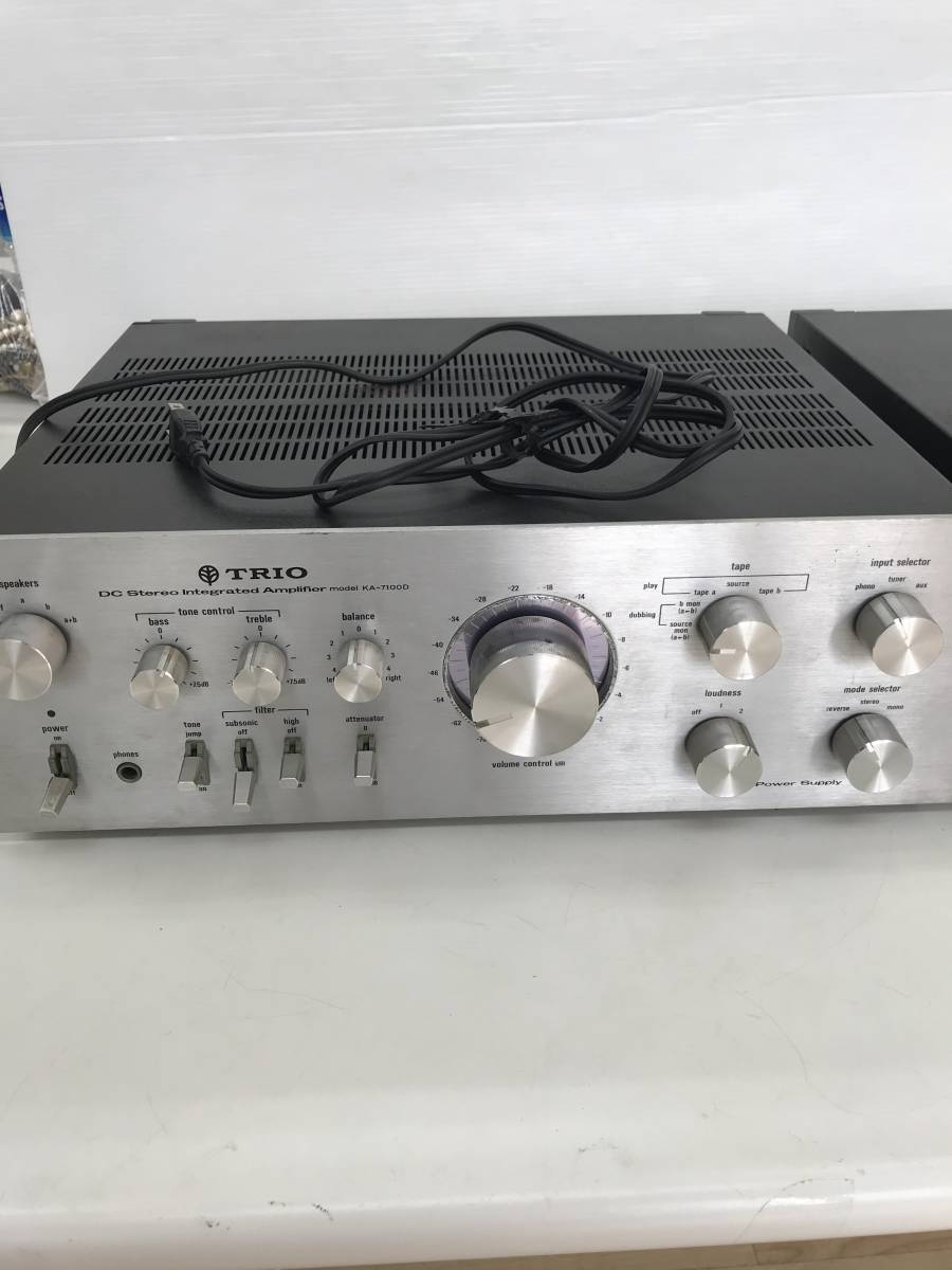 USED● トリオ KT-7100 チューナー ＆KA-71000 アンプ〇fy