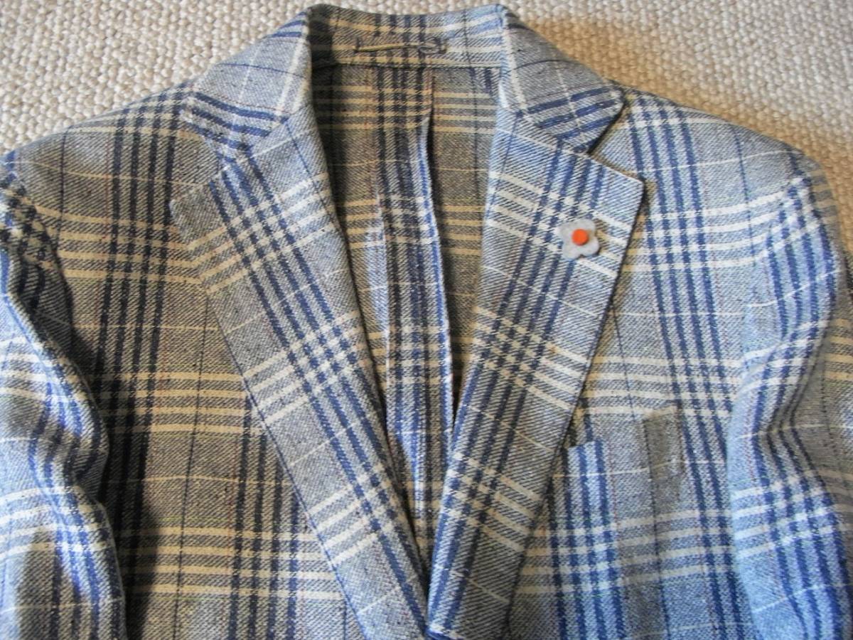 【美品】LARDINI ラルディーニ　デニム　ジャケット　44 春夏 ラルディーニLARDINI 春夏ジャケット ＃44 美品 【公式通販】