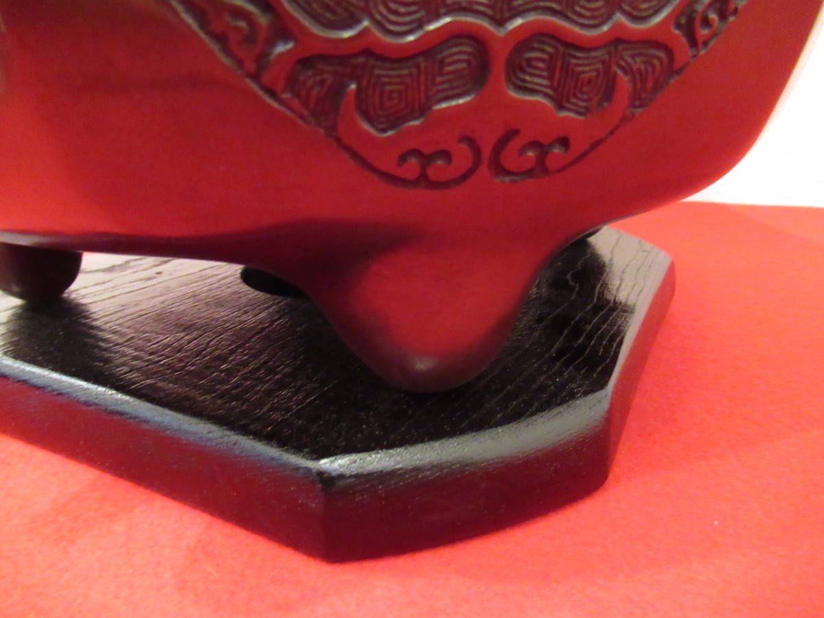 未使用 八角饕餮鋳銅火鉢 / 在銘有 【 民芸 ・ 和家具 ・