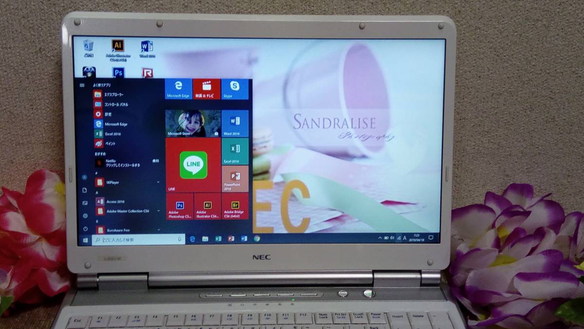 快適 Windows10 Pro】 NEC Lavie LL650/W / 8GBメモリ 480GB-SSD