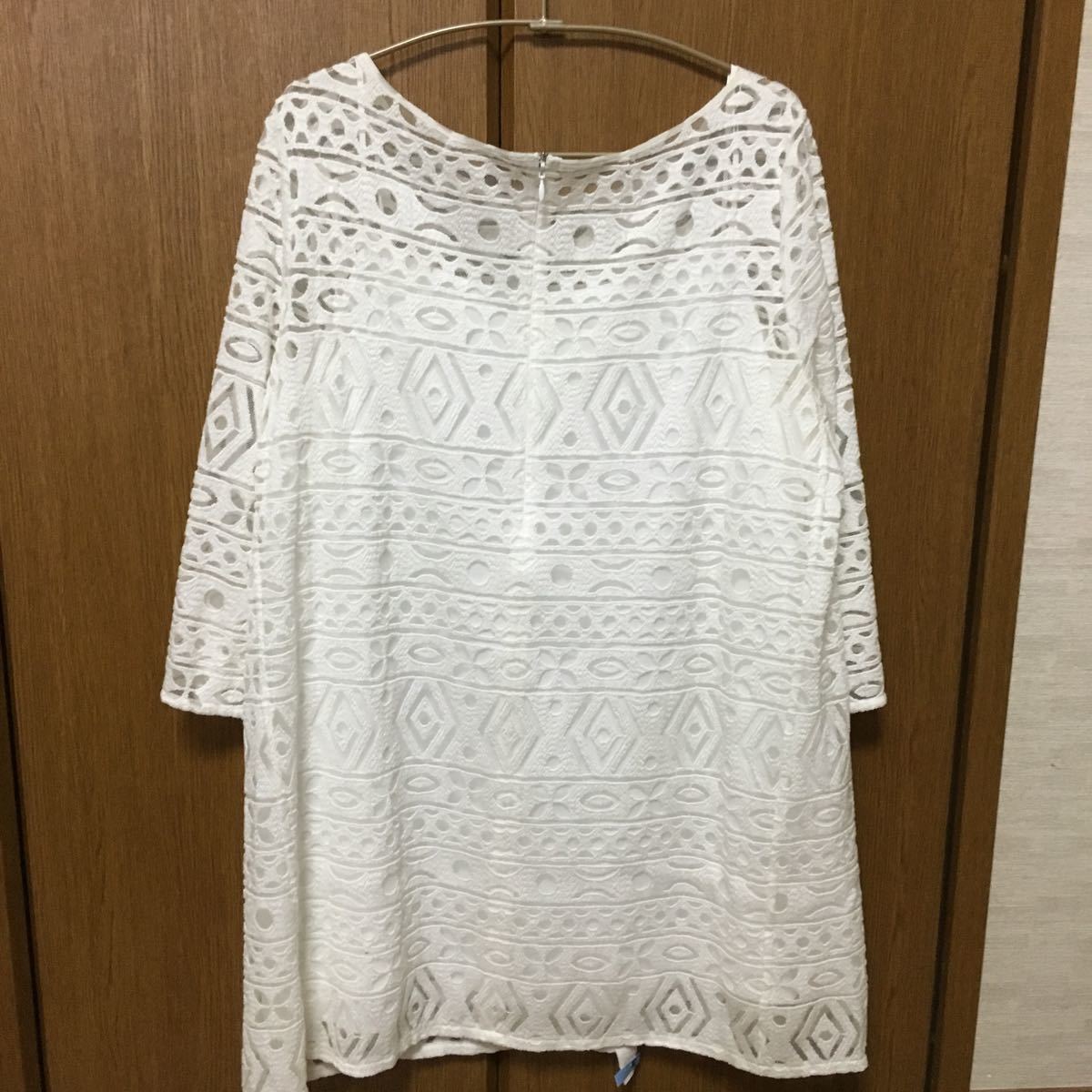 レリアンの素敵レース調チュニック美品大きいサイズ13＋ | プラス