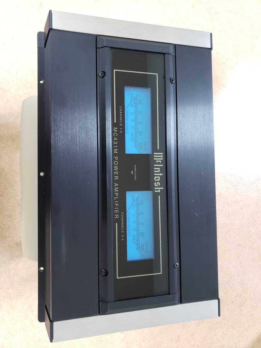 McIntosh MC431M パワーアンプ　格安　送料込 憧れのマッキントッシュ アンプMC431M カスタム・メンテナンス（仕上げ