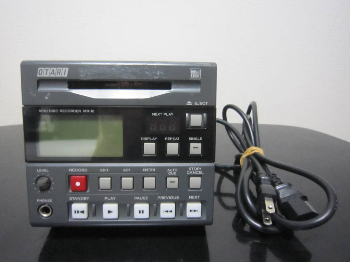 即決　稀少　日本製　オタリ　ＯＴＡＲＩ　業務用　ＭＤレコーダー　ＭＲ-10　バックライトＯＫ　②　
