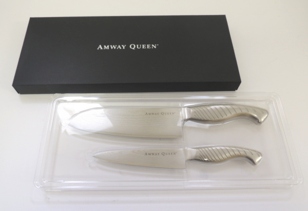 AMWAY QUEEN 包丁セット 2本（プレミアムナイフセット） AMWAY QUEEN