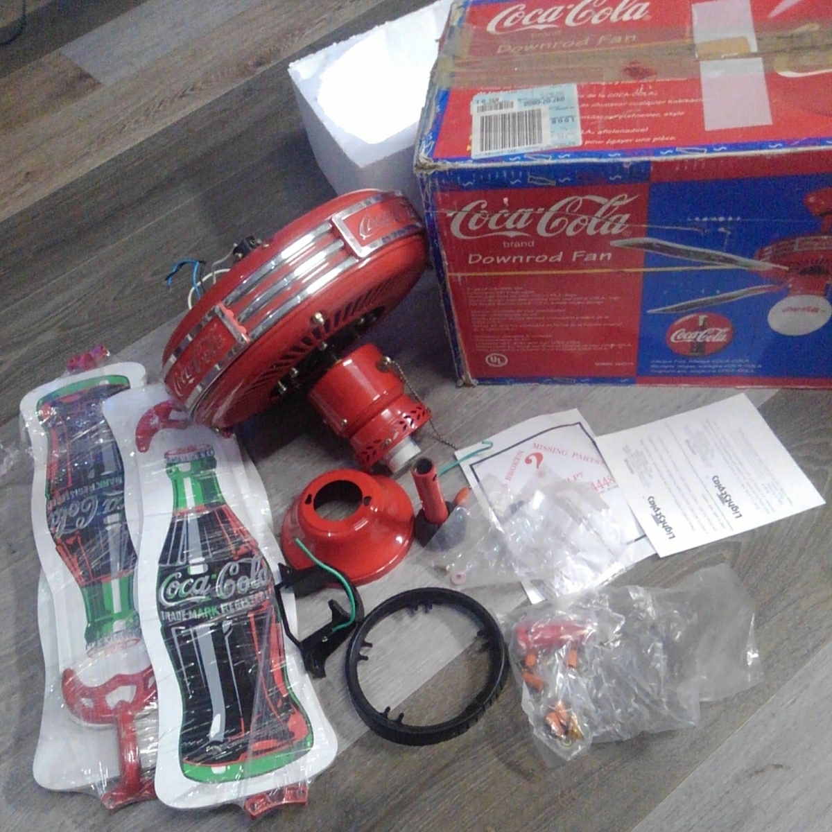 コカコーラ シーリングファン Coca Cola 新作入荷，新作登場 未使用品 