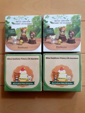 非売品！リラックマ ポスト・イットデスクグリップメモ付箋2種類4個セット_1