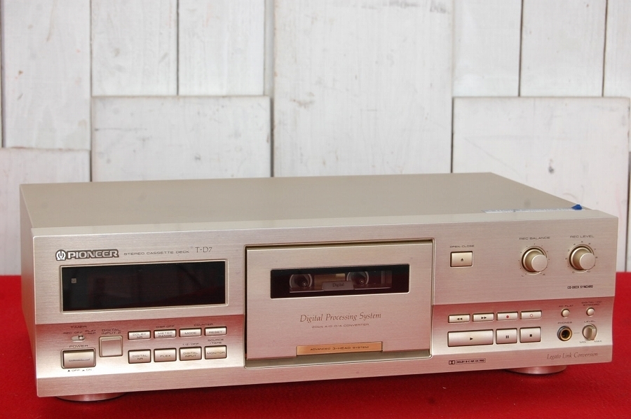 PIONEER/パイオニ/3ヘッドステレオカセットデッキ/T-D7/3-Head Caseete