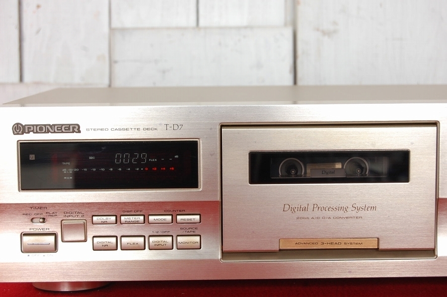 PIONEER/パイオニ/3ヘッドステレオカセットデッキ/T-D7/3-Head Caseete