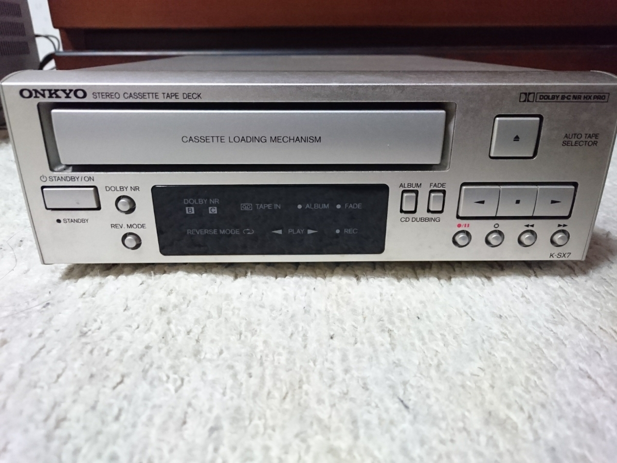 ONKYO k-sx7 カセットデッキ ONKYO K-SX7 オンキョー G1927○ONKYO