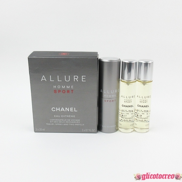 シャネル アリュール オム スポーツ オー エクストレム トラベルスプレイ 3x20ml EDT G252