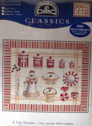 大人気，定番 DMC クロスステッチキット / A Tidy Kitchen(作成キット)｜売買されたオークション情報、yahooの商品情報をアーカイブ公開 - オークファン 作成キット