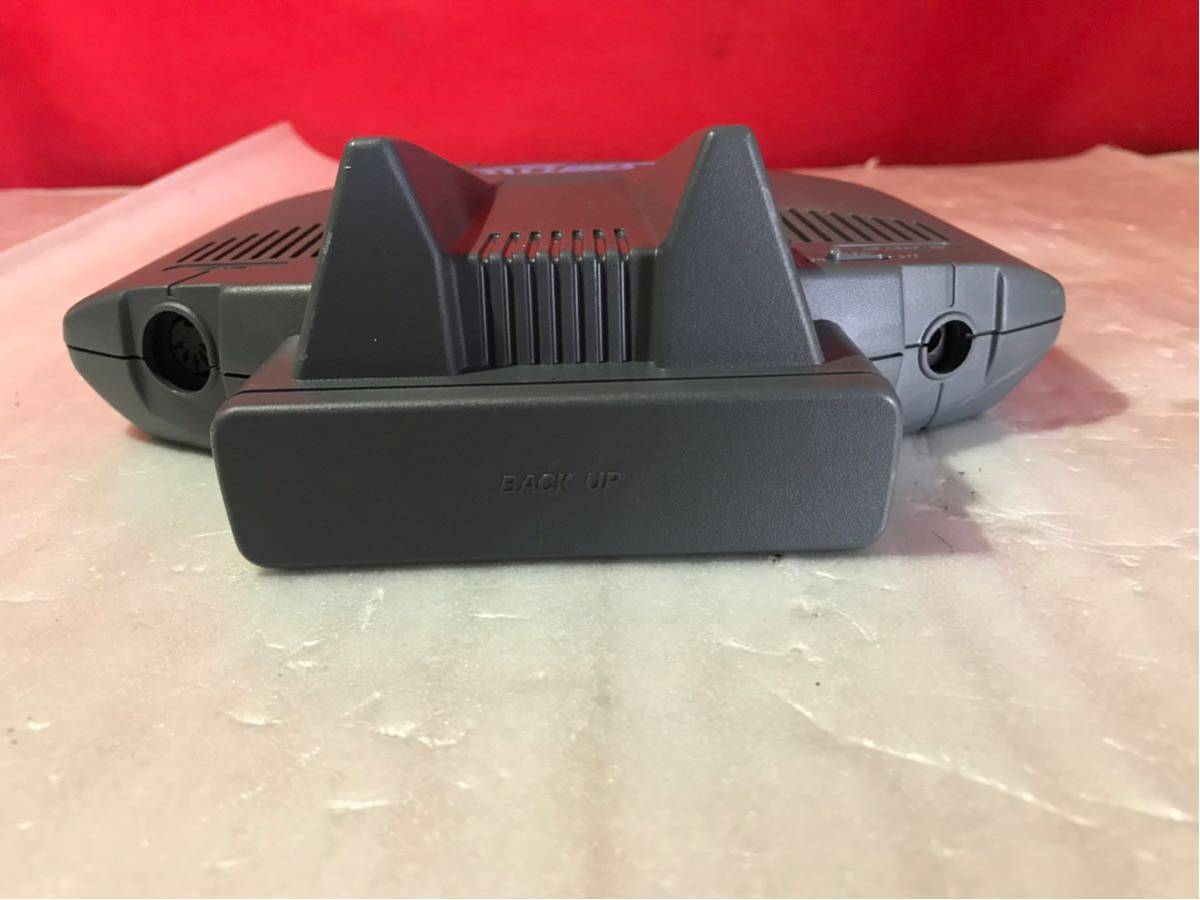 Pc Engine Shuttle Rear ② NEC PC Engine SHUTTLE/ PCエンジン シャトル/型名 PI-T62/ コントローラー2個 AC アダプター/マルチ ...