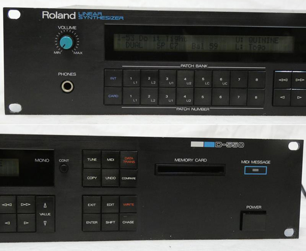 □Roland 音源モジュール シンセサイザー D-550 TE7412◎ 【公式通販】