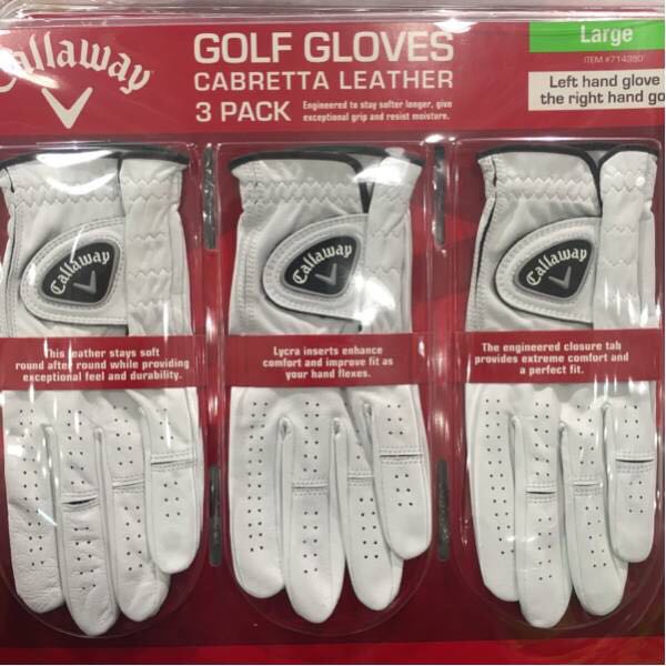  キャロウェイ ゴルフグローブ Lサイズ 3枚セット 25㎝ 高級羊革 callaway ゴルフクラブ golf レザー GIFT 右利き用(25cm)｜売買されたオークション情報、yahooの商品情報をアーカイブ公開 - オークフ グローブ