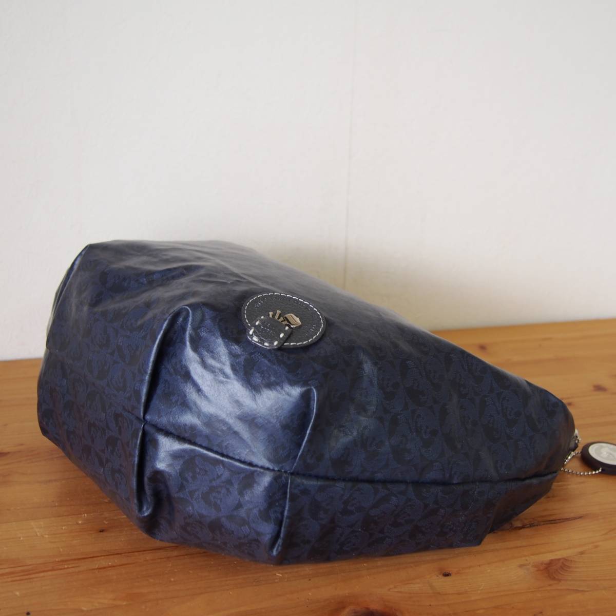 ◇未使用廃番品*PELLE BORSA/ペレボルサ*Alive*アライブ*レザーコンビ