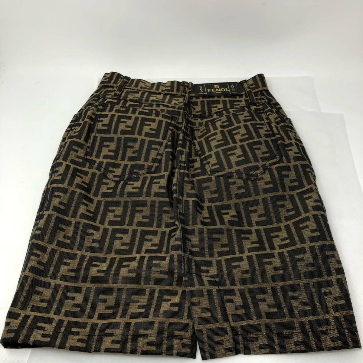fendi ニットスカート ズッカ フェンディ ニットラップスカート サイズ
